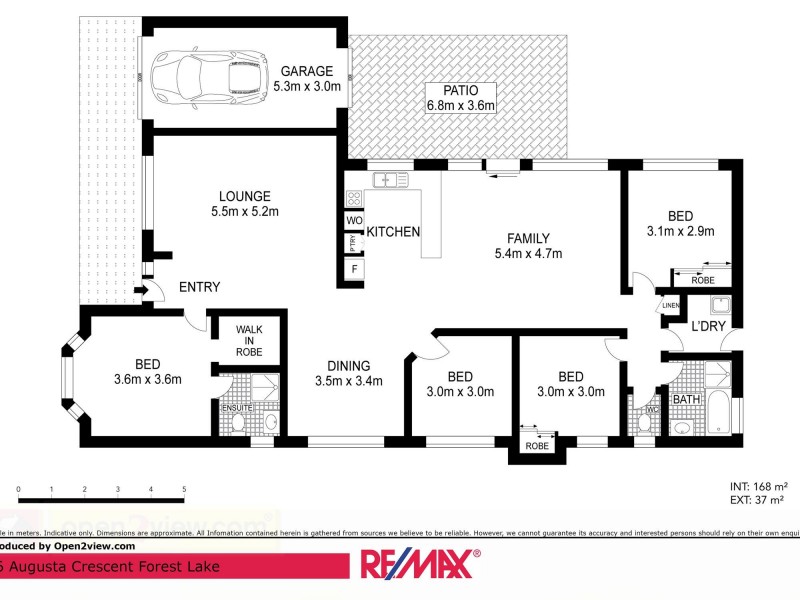 6 Augusta Crescent, Forest Lake QLD 4078 Floorplan