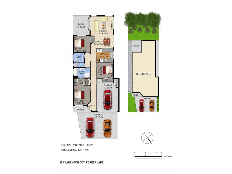 62 Clarendon Cct, Forest Lake QLD 4078 Floorplan