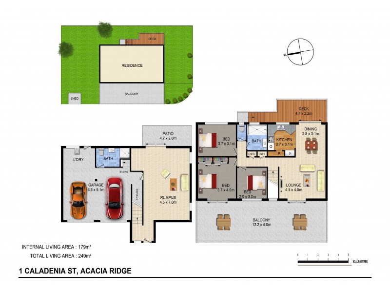 1 Caledenia St, Acacia Ridge QLD 4110 Floorplan