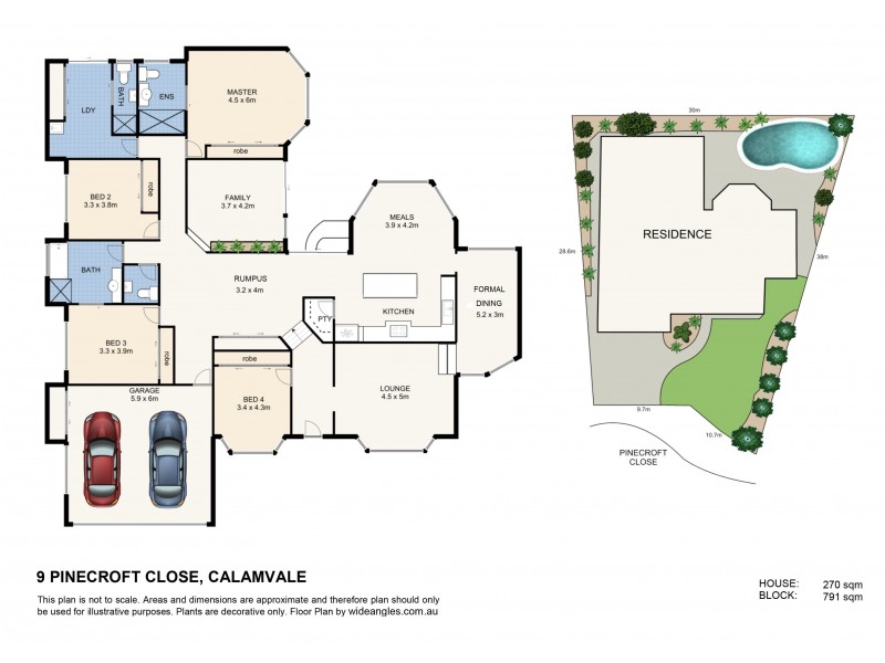 9 Pinecroft Close, Calamvale QLD 4116 Floorplan