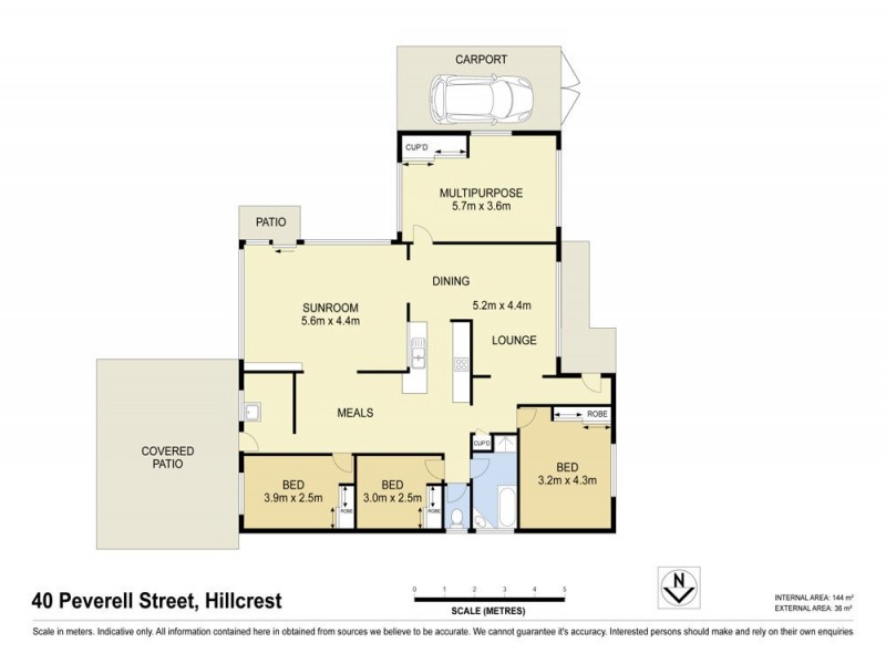 40 Peverell Street, Hillcrest QLD 4118 Floorplan