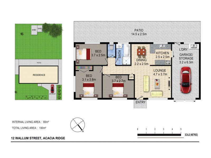 12 Wallum St, Acacia Ridge QLD 4110 Floorplan