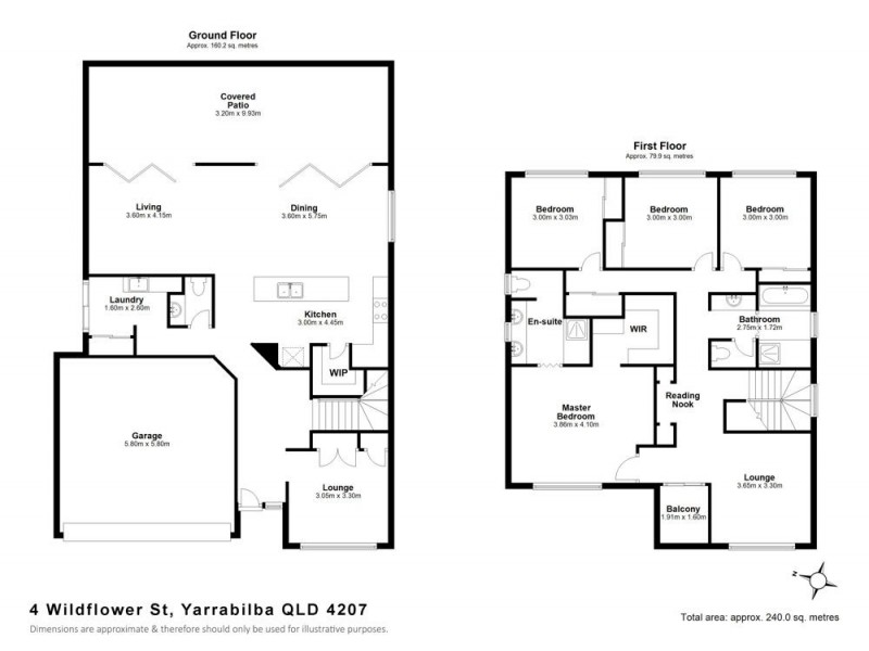 4 Wildflower Street, Yarrabilba QLD 4207 Floorplan