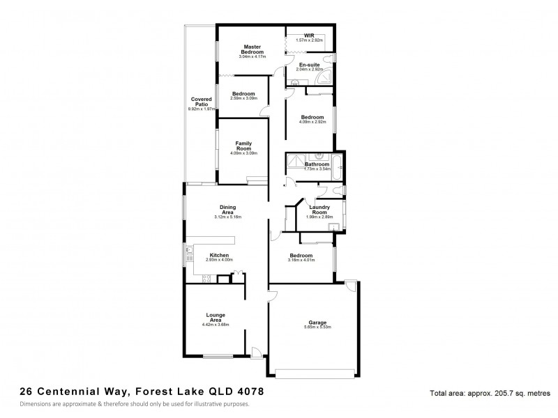 26 Centennial Way, Forest Lake QLD 4078 Floorplan