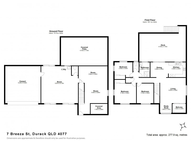 7 Breeza St, Durack QLD 4077 Floorplan