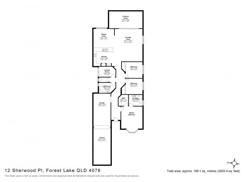 12 Sherwood Pl, Forest Lake QLD 4078 Floorplan