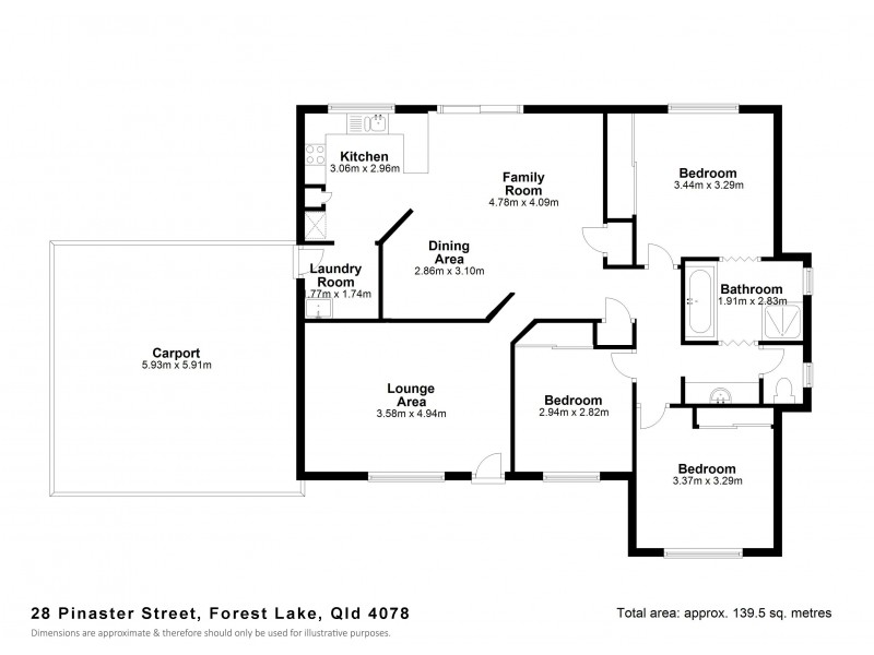 28 Pinaster St, Forest Lake QLD 4078 Floorplan