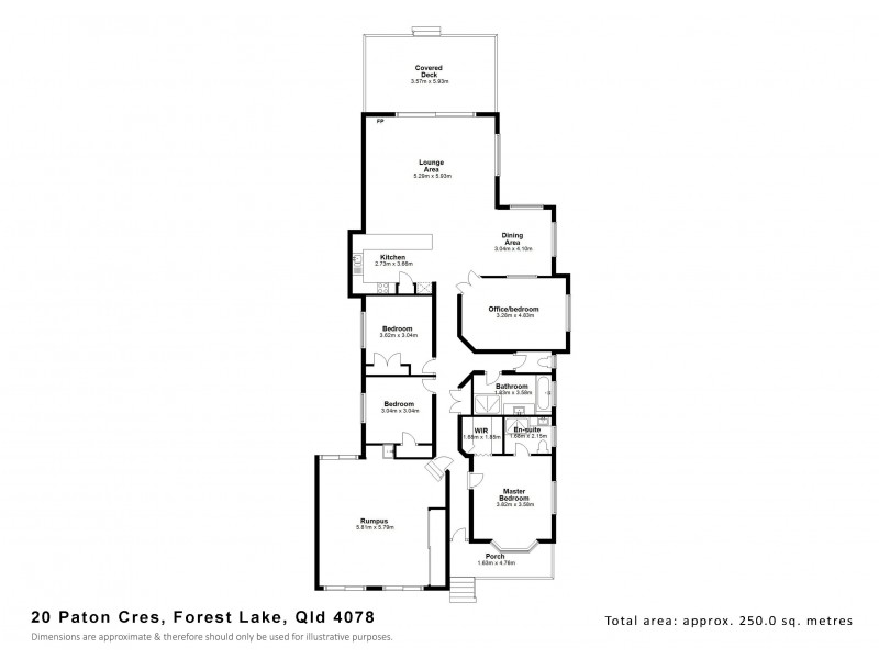 20 Paton Crescent, Forest Lake QLD 4078 Floorplan