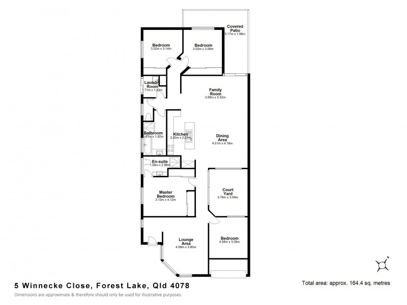 5 Winnecke Cl, Forest Lake QLD 4078 Floorplan