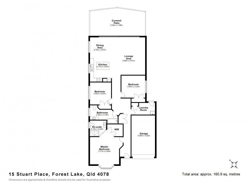 15 Stuart Pl, Forest Lake QLD 4078 Floorplan