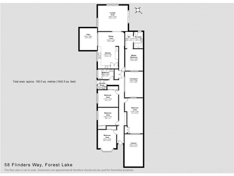 58 Flinders Crescent, Forest Lake QLD 4078 Floorplan
