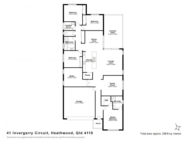 41 Invergarry Cct, Heathwood QLD 4110 Floorplan
