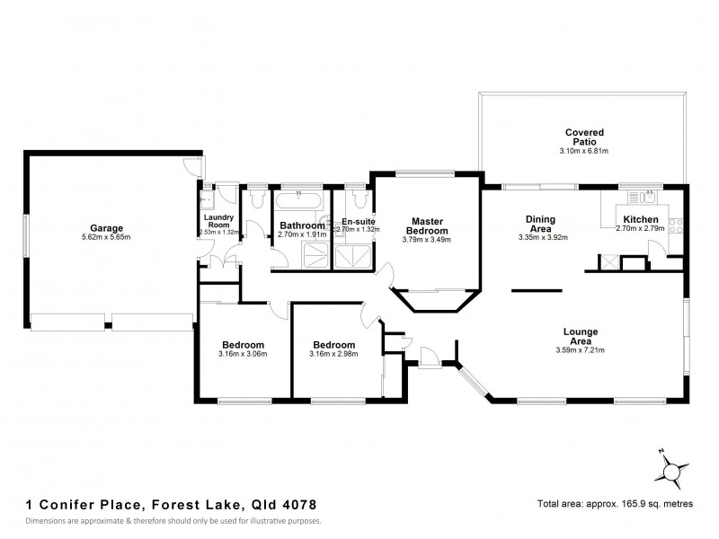 1 Conifer Pl, Forest Lake QLD 4078 Floorplan