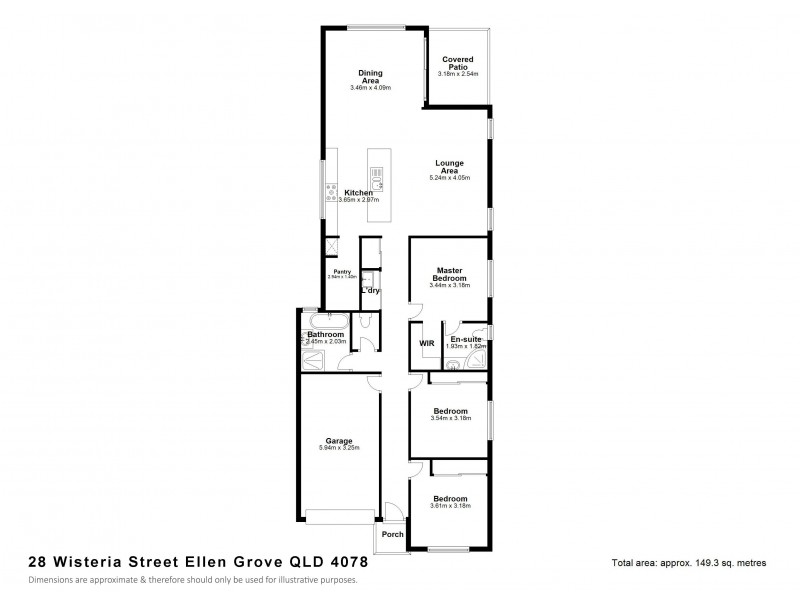 28 Wisteria St, Ellen Grove QLD 4078 Floorplan