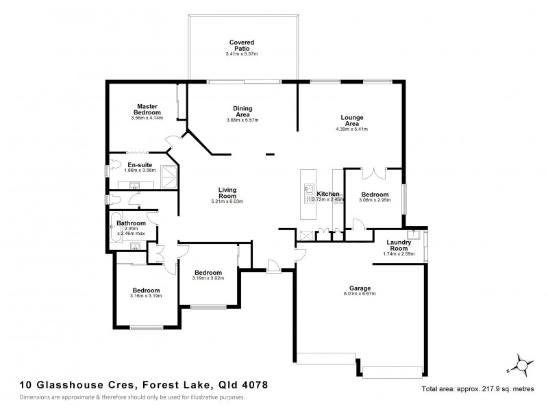10 Glasshouse Cr, Forest Lake QLD 4078 Floorplan