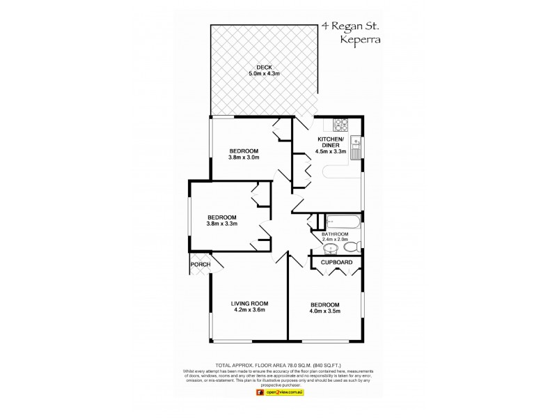 4 Regan Street, Keperra QLD 4054 Floorplan