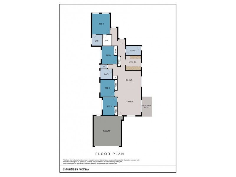 2 Dauntless Lane, Bray Park QLD 4500 Floorplan