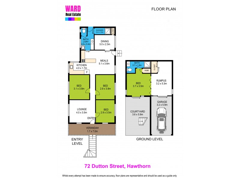 72 Dutton Street, Hawthorne QLD 4171 Floorplan