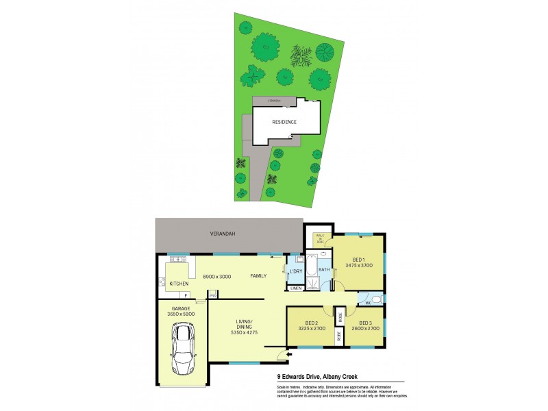 9 Edwards Drive, Albany Creek QLD 4035 Floorplan