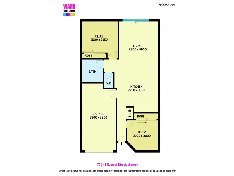 70/14 Everest Street, Warner QLD 4500 Floorplan