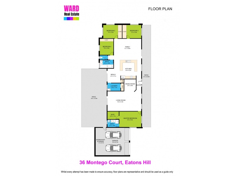 36 Montego Court, Eatons Hill QLD 4037 Floorplan