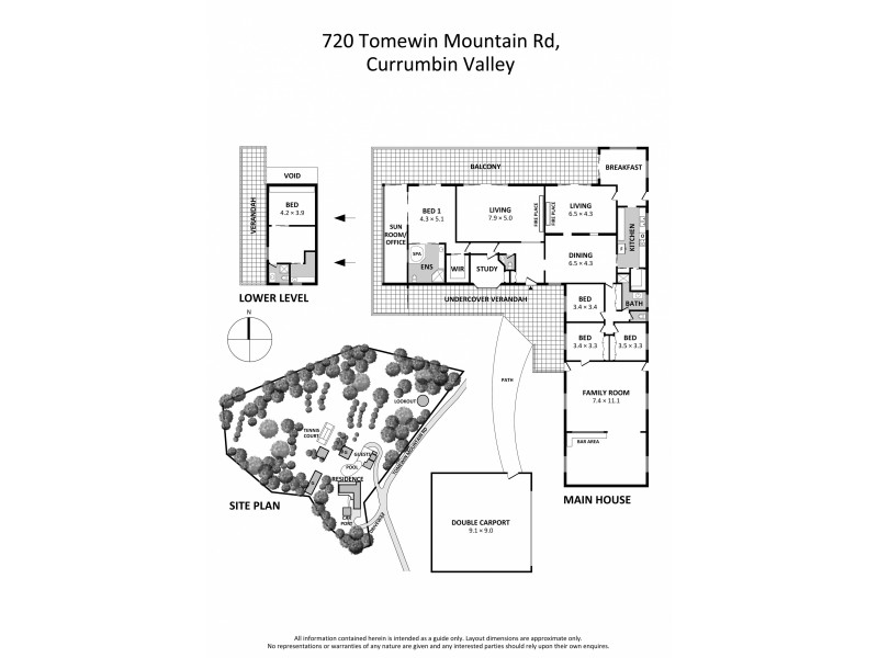 720 Tomewin Mountain Road, Currumbin Valley QLD 4223 Floorplan