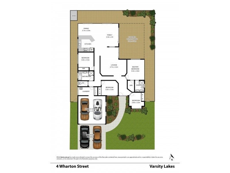 4 Wharton Street, Varsity Lakes QLD 4227 Floorplan