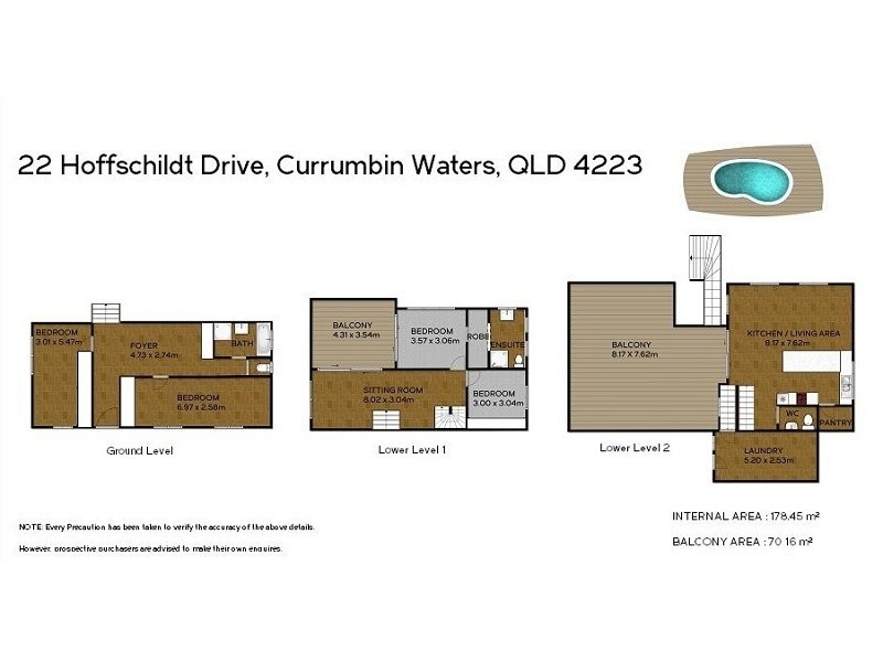 22 Hoffschildt Drive, Currumbin Waters QLD 4223 Floorplan