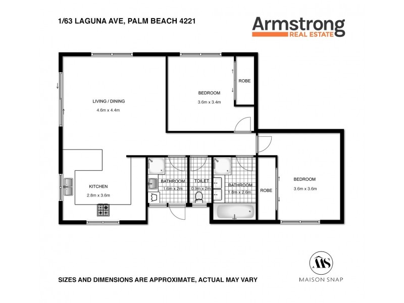 1/63 Laguna Avenue, Palm Beach QLD 4221 Floorplan