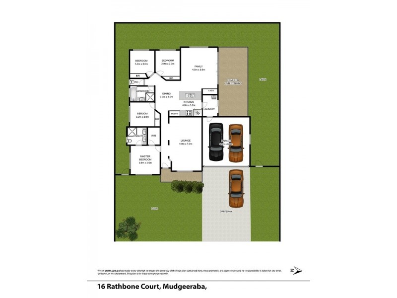 16 Rathbone Court, Mudgeeraba QLD 4213 Floorplan