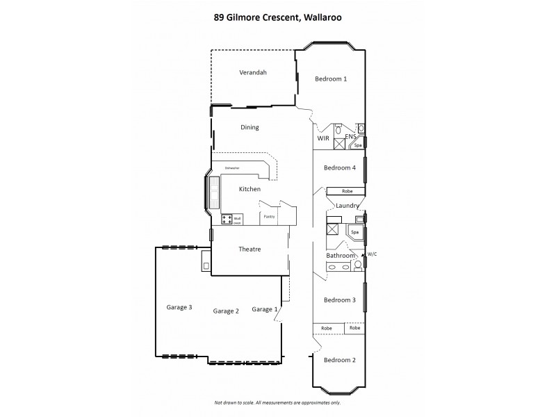 89 Gilmore Cres, Wallaroo SA 5556 Floorplan
