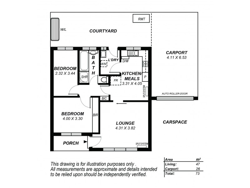 3/40 Ceafield Rd, Para Hills West SA 5096 Floorplan