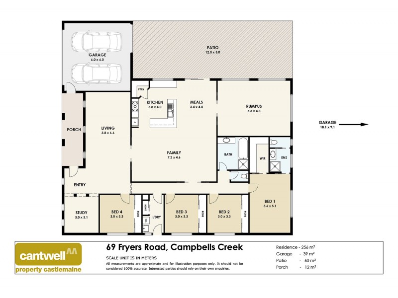 69 Fryers Road, Campbells Creek VIC 3451 Floorplan