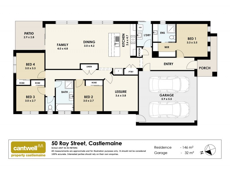 50 Ray Street, Castlemaine VIC 3450 Floorplan