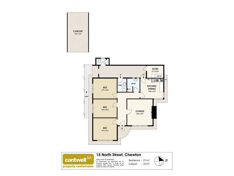 15 North Street, Chewton VIC 3451 Floorplan