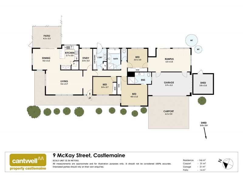 9 McKay Street, Castlemaine VIC 3450 Floorplan