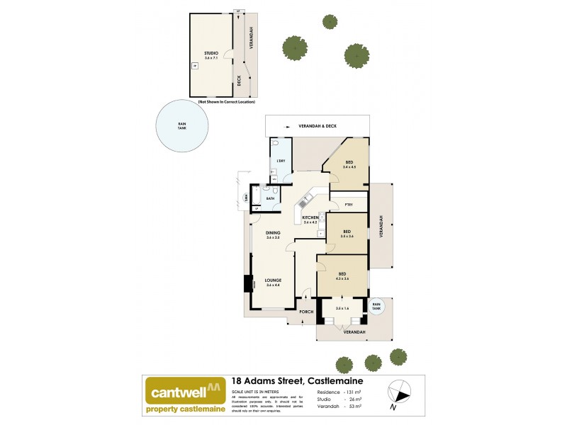 18 Adams Street, Castlemaine VIC 3450 Floorplan