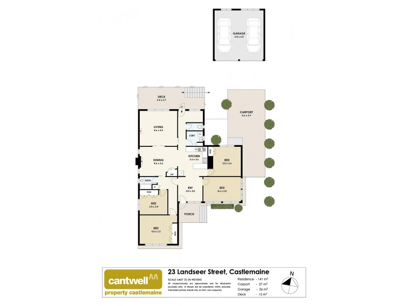 23  Landseer Street, Castlemaine VIC 3450 Floorplan