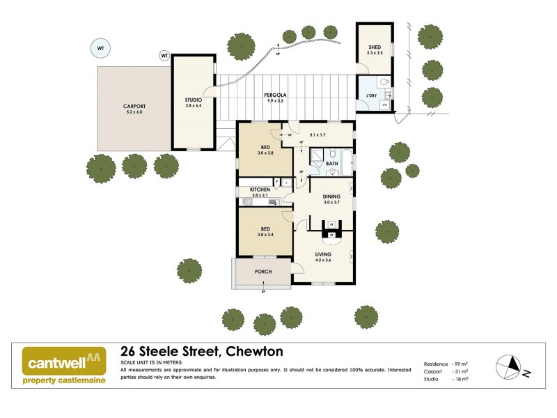 26 Steele Street, Chewton VIC 3451 Floorplan