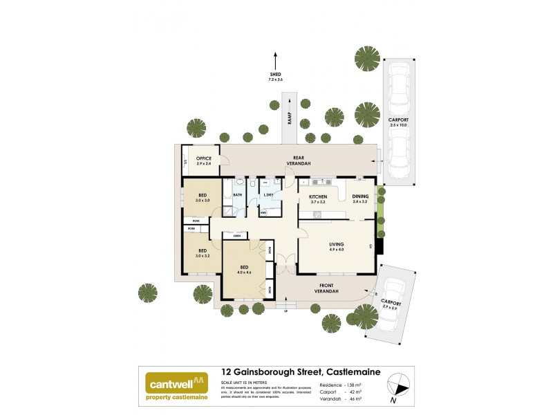 12 Gainsborough Street, Castlemaine VIC 3450 Floorplan