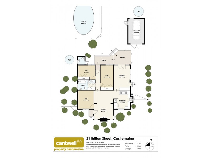 21 Britton Street, Castlemaine VIC 3450 Floorplan