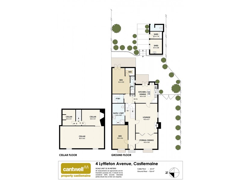 4 Lyttleton Avenue, Castlemaine VIC 3450 Floorplan