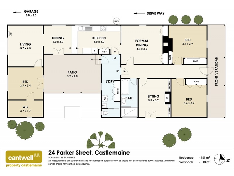 24 Parker Street, Castlemaine VIC 3450 Floorplan