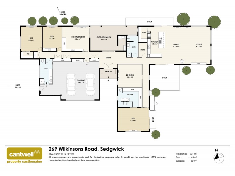269 Wilkinsons Rd, Sedgwick VIC 3551 Floorplan