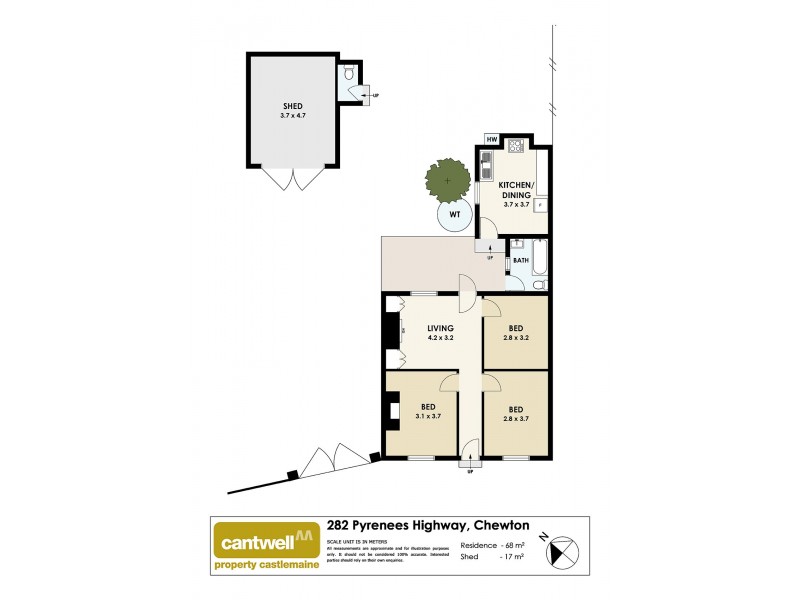 282 Pyrenees Highway, Chewton VIC 3451 Floorplan