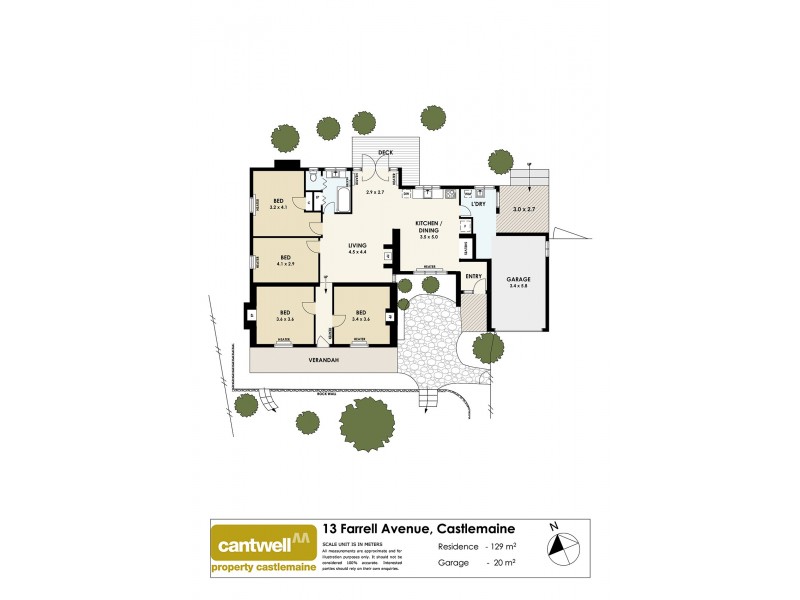 13 Farrell Avenue, Castlemaine VIC 3450 Floorplan