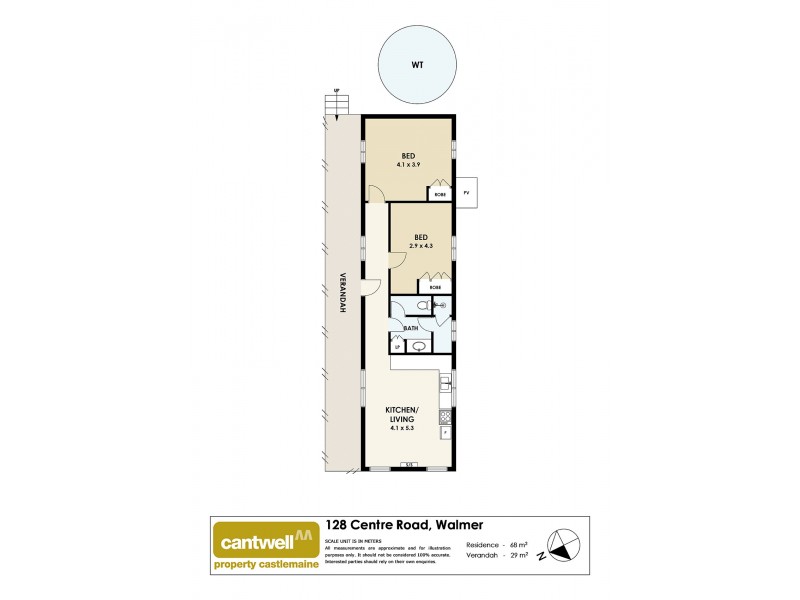 128 Centre Road, Walmer VIC 3463 Floorplan
