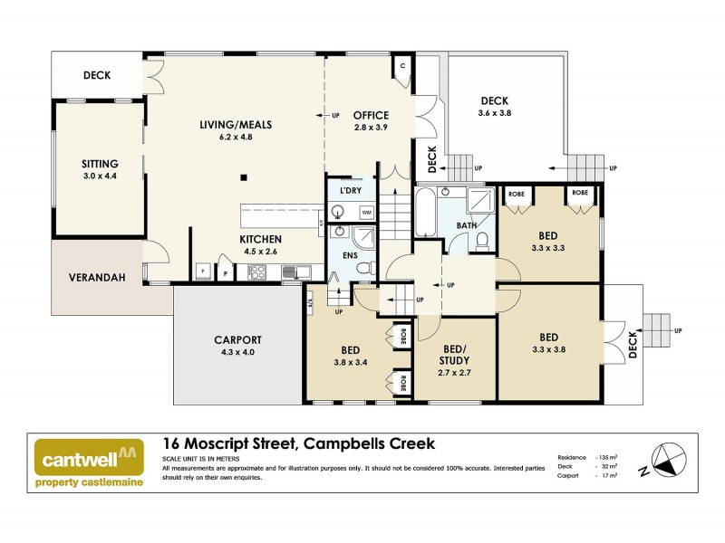 16 Moscript Street, Campbells Creek VIC 3451 Floorplan