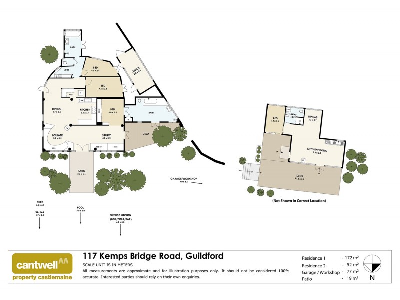 117 Kemps  Bridge Rd, Guildford VIC 3451 Floorplan