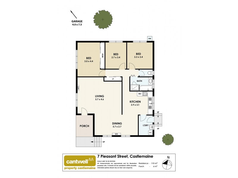 7 Pleasant Street, Castlemaine VIC 3450 Floorplan